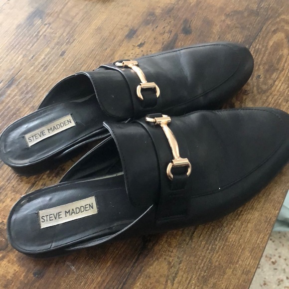 Steve Madden Shoes - STEVE MADDEN KANDI LEATHER FLATS ❤️ same style as the famous Gucci mules
